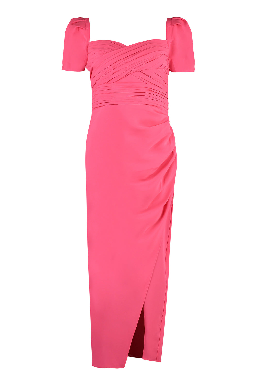 Abito con arricciature decorative