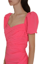 Carica l&#39;immagine nel visualizzatore di Gallery, Abito con arricciature decorative
