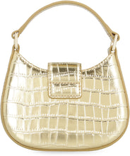 Carica l'immagine nel visualizzatore di Gallery, Micro bag Croc Crescent Bow in pelle
