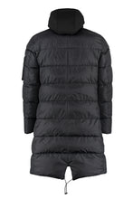 Load image into Gallery viewer, Long hooded down jacket
