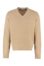 Carica l'immagine nel visualizzatore di Gallery, Maglione in lana con scollo a V
