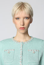 Carica l'immagine nel visualizzatore di Gallery, Cardigan in maglia con paillettes
