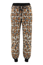 Carica l'immagine nel visualizzatore di Gallery, Pantaloni in maglia con motivo animalier
