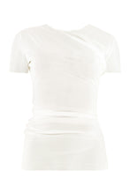 Carica l'immagine nel visualizzatore di Gallery, T-shirt asimmetrica in tulle
