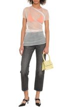 Carica l'immagine nel visualizzatore di Gallery, T-shirt asimmetrica in tulle
