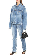 Carica l'immagine nel visualizzatore di Gallery, Giacca in denim slavato
