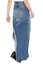 Carica l'immagine nel visualizzatore di Gallery, Gonna lunga in denim
