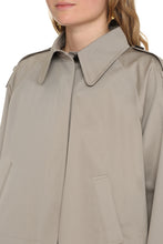 Carica l'immagine nel visualizzatore di Gallery, Trench coat corto in cotone
