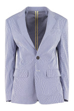 Carica l'immagine nel visualizzatore di Gallery, Blazer in cotone motivo Vichy
