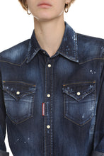 Carica l'immagine nel visualizzatore di Gallery, Camicia in denim délavé
