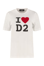 Carica l'immagine nel visualizzatore di Gallery, T-shirt in cotone con stampa
