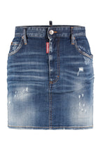 Load image into Gallery viewer, Denim mini skirt
