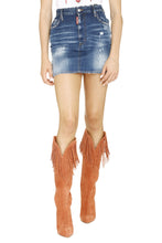 Load image into Gallery viewer, Denim mini skirt
