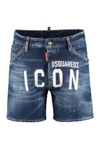 Carica l'immagine nel visualizzatore di Gallery, Shorts in denim stampati
