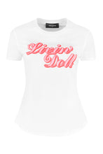 Carica l'immagine nel visualizzatore di Gallery, T-shirt in cotone con stampa
