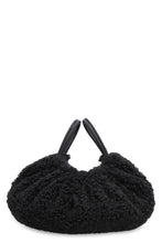 Carica l'immagine nel visualizzatore di Gallery, Borsa a secchiello Scrunch in eco-shearling
