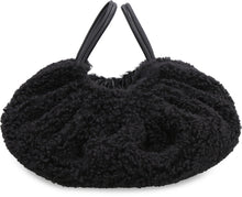 Carica l'immagine nel visualizzatore di Gallery, Borsa a secchiello Scrunch in eco-shearling
