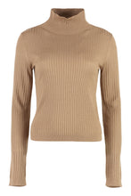 Load image into Gallery viewer, Sax Wool blend turtleneck sweater
