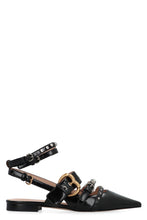 Load image into Gallery viewer, Faux leather slingback pumps
