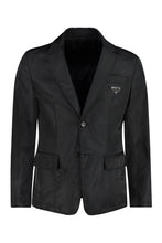 Load image into Gallery viewer, Nylon single-breasted blazer
