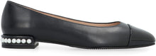 Carica l'immagine nel visualizzatore di Gallery, Ballerine Pearl Flat in pelle

