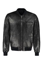Carica l'immagine nel visualizzatore di Gallery, Bomber reversibile in pelle e Re-Nylon
