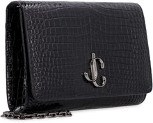 Carica l'immagine nel visualizzatore di Gallery, Clutch Varenne in pelle stampa coccodrillo
