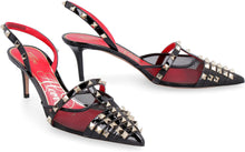 Carica l'immagine nel visualizzatore di Gallery, Valentino Garavani - Slingback Rockstud Alcove in pelle borchiata
